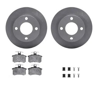 R1 Concepts WFWH1-73007 E- Line Series Brake Rotor W/ Ceramic Brake Pads & Hdw